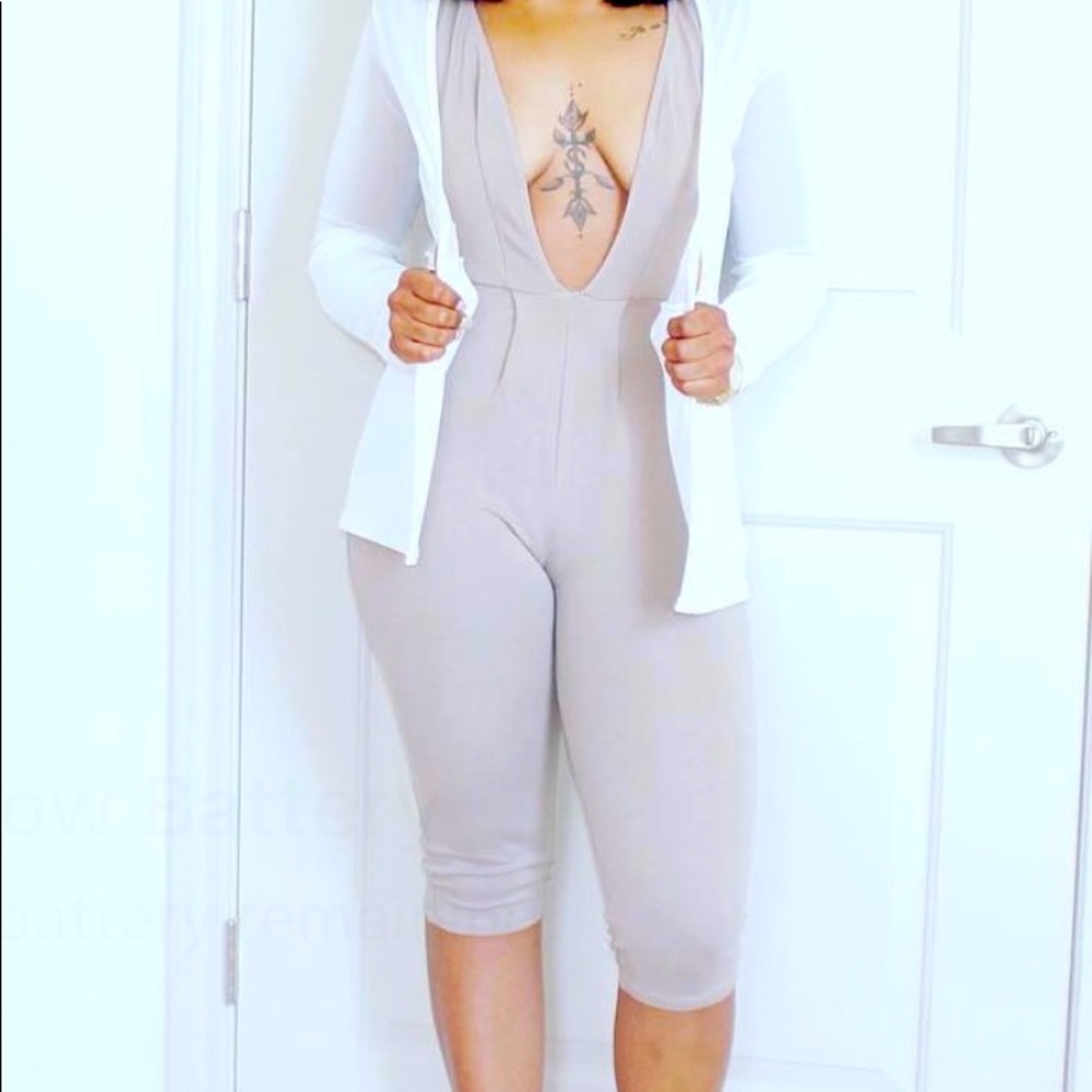 Deep V Playsuit